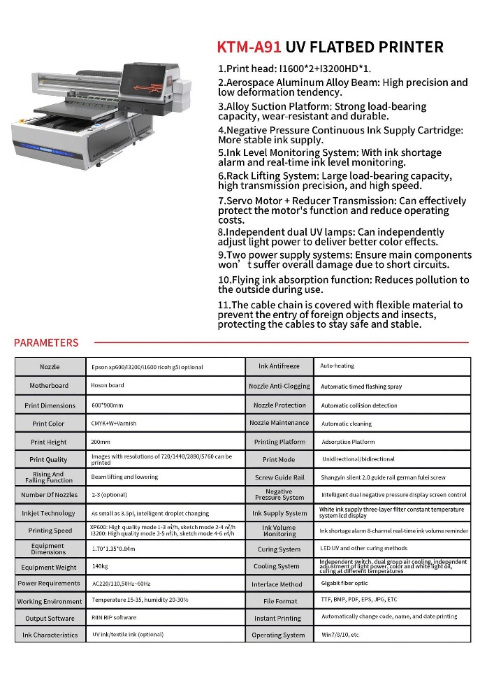 UV DTF FLATBED KTM-A91