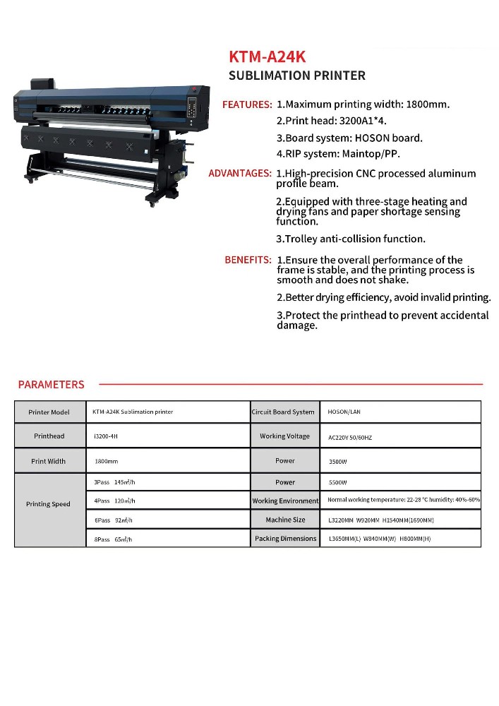 Sublimation Printer KTM-A24K