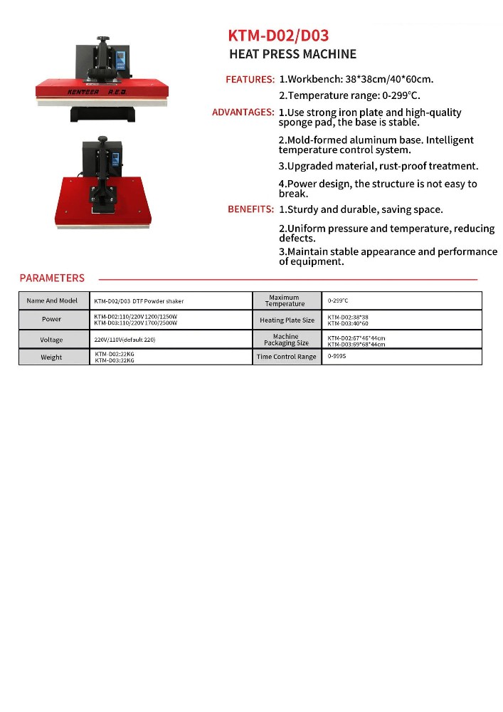Heat Press Machine KTM-D02